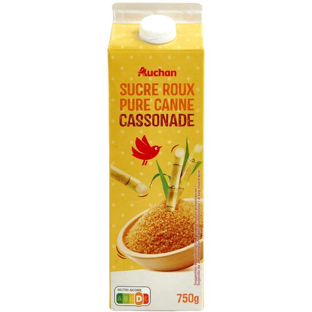 3596710531936 - Auchan - Sucre roux pure canne cassonade