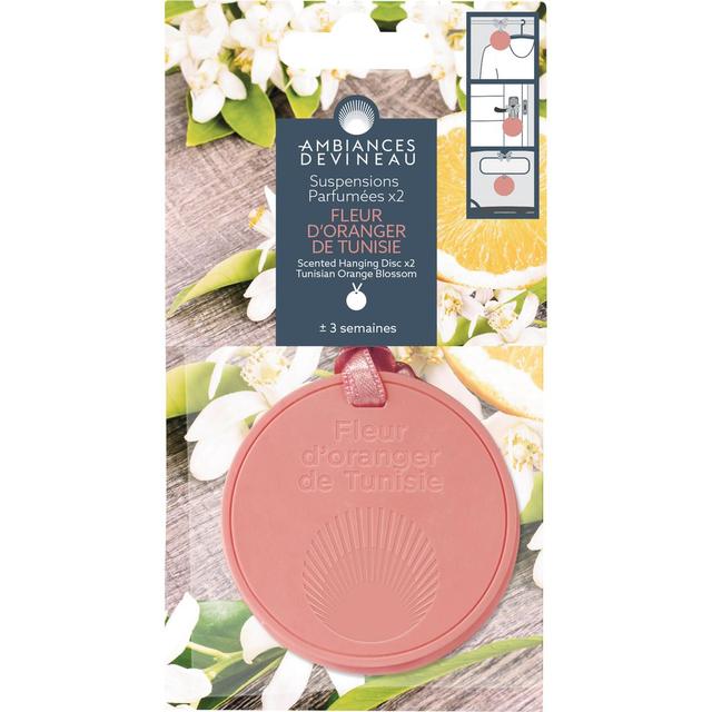 3482356292136 - Ambiances Devineau - Suspensions parfumées roses Fleur d'Oranger de Tunisie