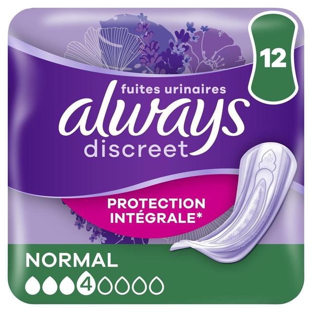 8700216252836 - Always Discreet - Serviettes incontinence Protection Intégrale Normal