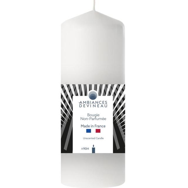 3482356723036 - Ambiances Devineau - Bougie cylindrique blanche
