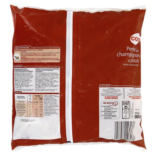 3257982123136 - Cora - Penne aux champignons et poulet