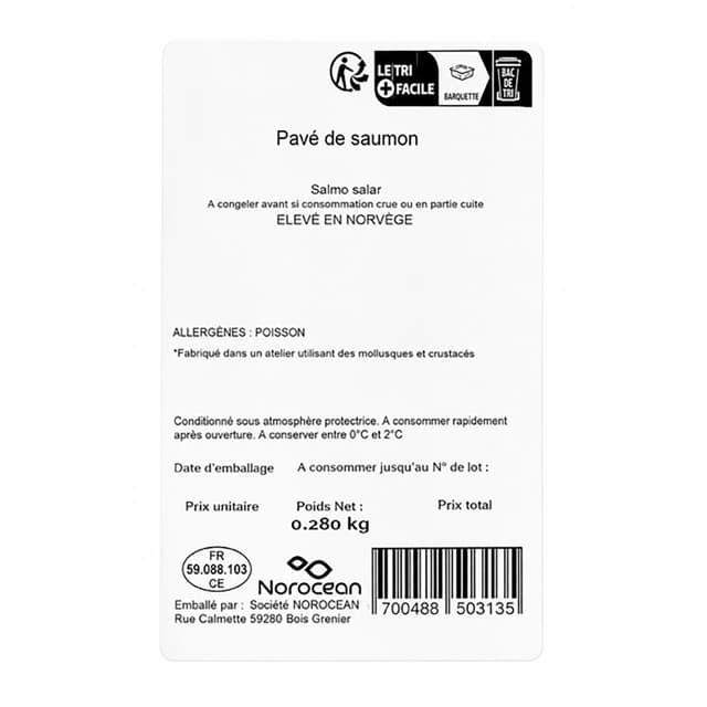 3700488503136 - - Pavé de Saumon