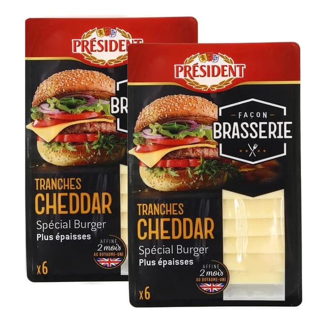 2050000423536 - Président - Cheddar Façon Brasserie