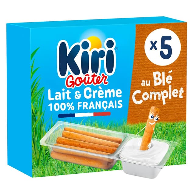 3073781173536 - Kiri - Fromage fondu et gressins au blé complet