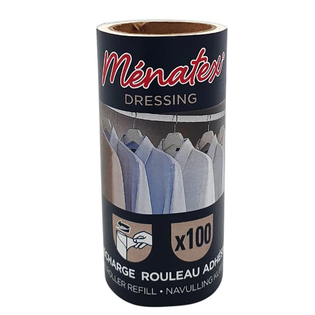 3061050003936 - Ménatex - Recharge pour rouleau adhésif 100 feuilles