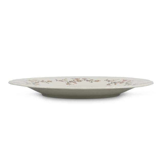 5410595774036 - Collection Retro - Assiette plate 32cm brown flower Retro