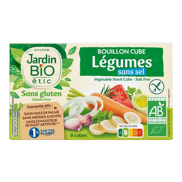 3760020505936 - Jardin Bio Etic - Bouillon Cube de Légumes Bio sans gluten sans sel