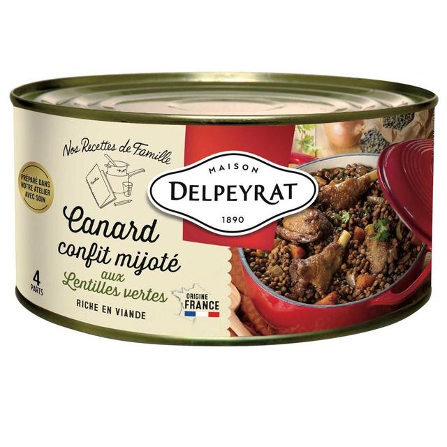 3067163666136 - Delpeyrat - Canard Confit Mijoté aux Lentilles Vertes