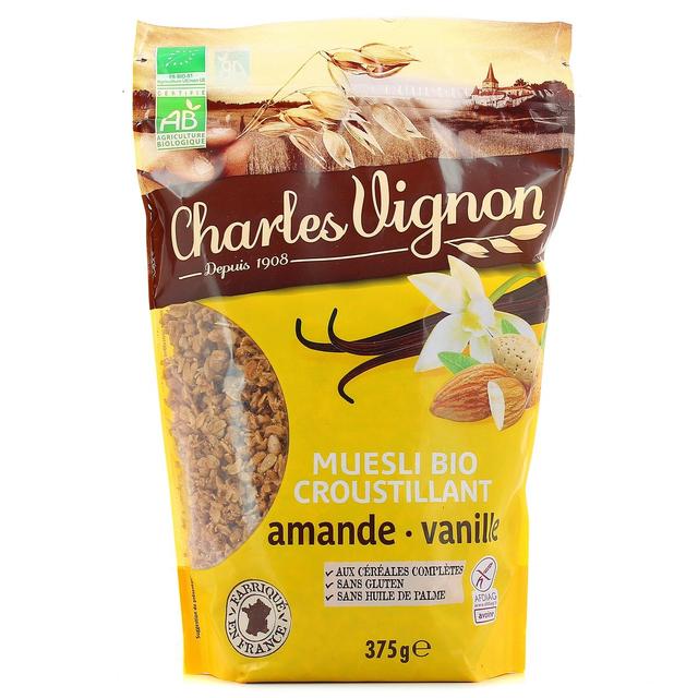 3111902100037 - Charles Vignon - Muesli croustillant amande vanille bio sans gluten