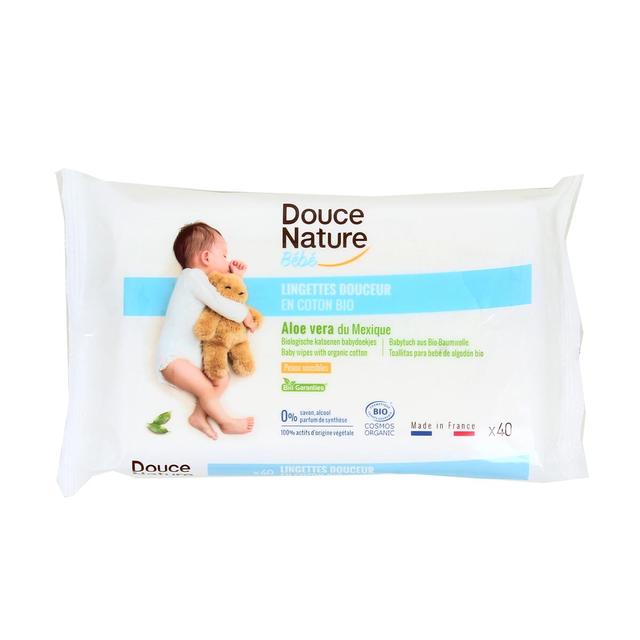 3380380050237 - Douce Nature - Lingettes douceur coton biodégradables