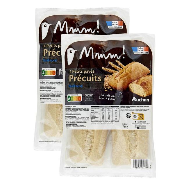 2050000410437 - Auchan - Petits Pavés Précuits Nature