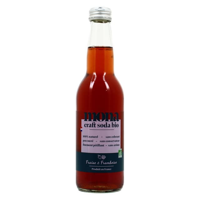 3760255150437 - Mona - Craft Soda Fraise - Framboise BIO