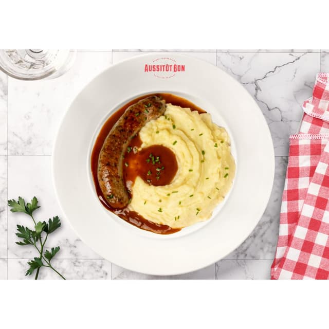 3701565400737 - Aussitôt Bon - Saucisse Purée Grand-Mêre