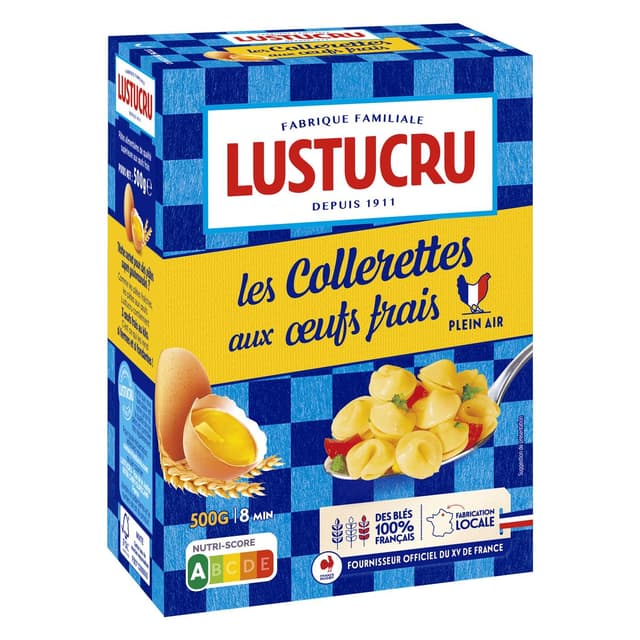 3660861901037 - Lustucru - Pâtes Collerettes aux Oeufs Frais