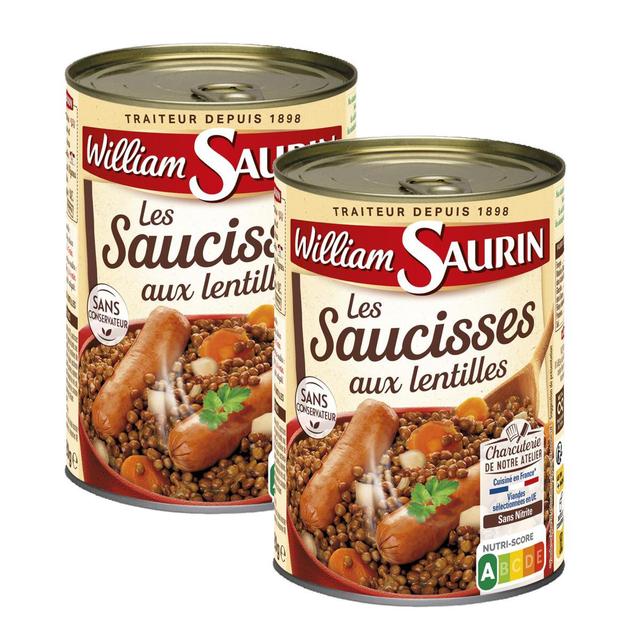 2050000101137 - William Saurin - Saucisses aux Lentilles