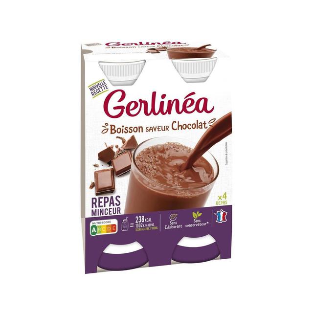3175681852037 - Gerlinéa - 4 Repas à boire saveur chocolat
