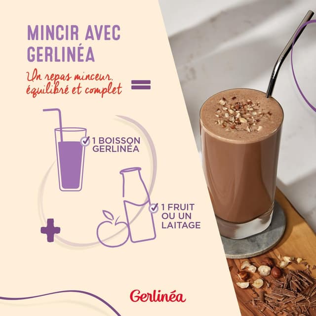 3175681852037 - Gerlinéa - 4 Repas à boire saveur chocolat