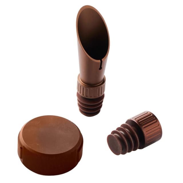 5404035732137 - Point virgule - Set à vin avec ouvre-bouteille, bouchon à vin et bec verseur cuivre