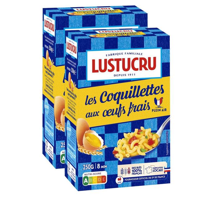 2050000272837 - Lustucru - Pâtes Coquillettes aux oeufs frais
