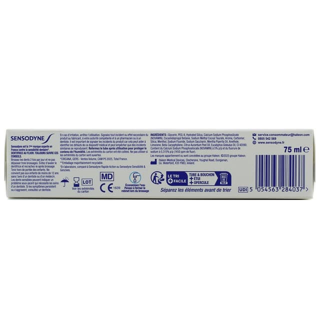 5054563284037 - Sensodyne - Dentifrice Répare & Protège Blancheur
