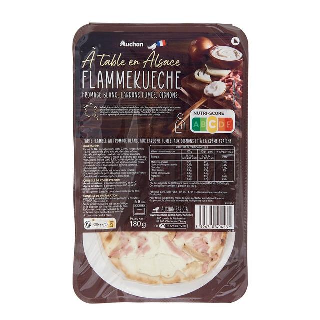 3596710404537 - Auchan Terroir - Tarte Flambée Flammekueche Alsacienne