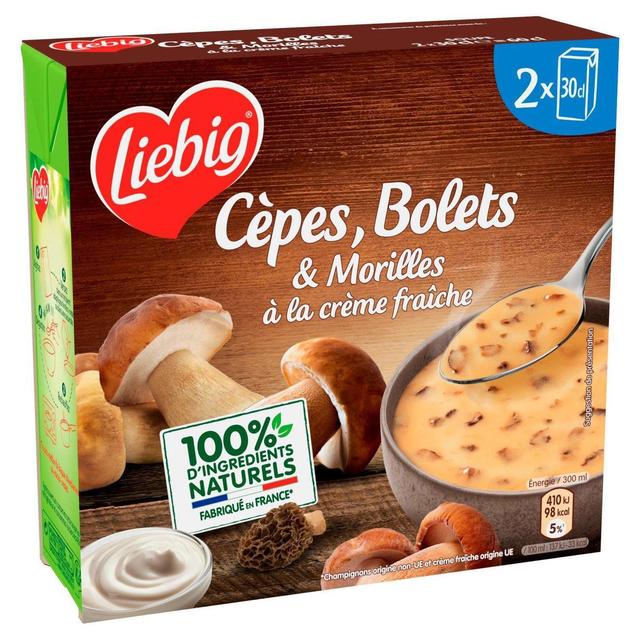 3036815425537 - Liebig - Soupe Cèpes, Bolets, Morilles à la Crème Fraîche