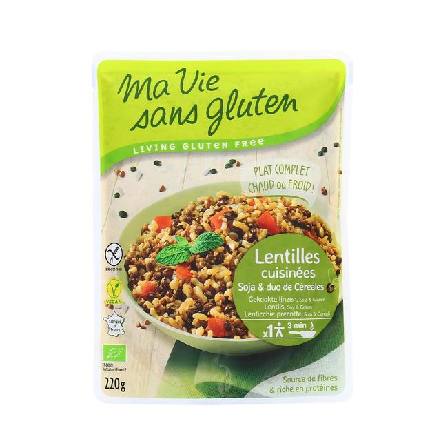 3380380076237 - Ma Vie Sans Gluten - Lentilles soja et duo de céréales, bio sans gluten