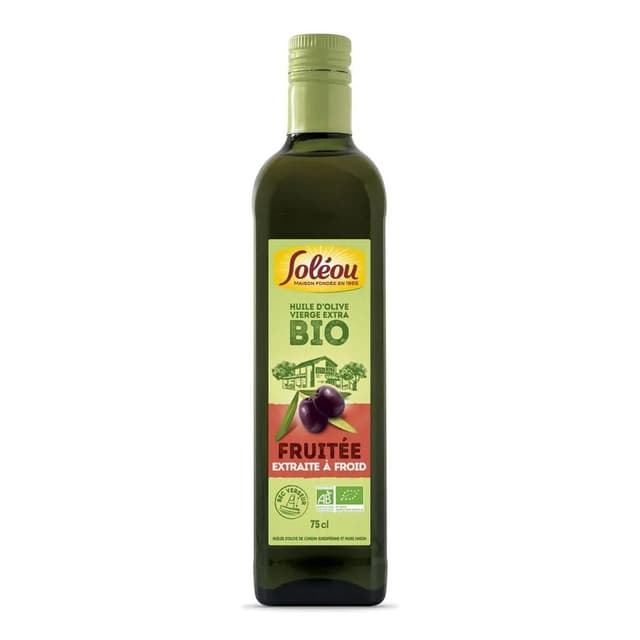 3259810006437 - Soléou - Huile d'olive vierge extra fruitée bio