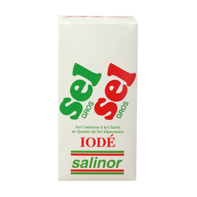 3183280006737 - Salinor - Gros sel iodé étui carton