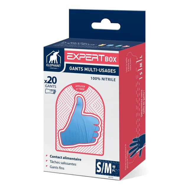 3543534417137 - Elephant - Gants Expert'Box - Taille S/M