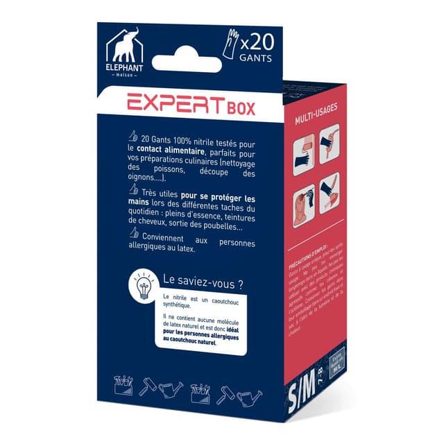 3543534417137 - Elephant - Gants Expert'Box - Taille S/M