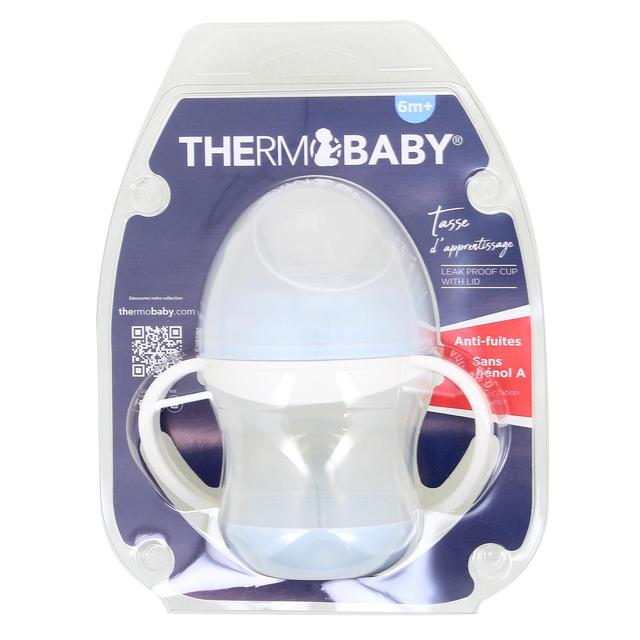 3023191658437 - Thermobaby - Tasse Anti-fuite Bleu