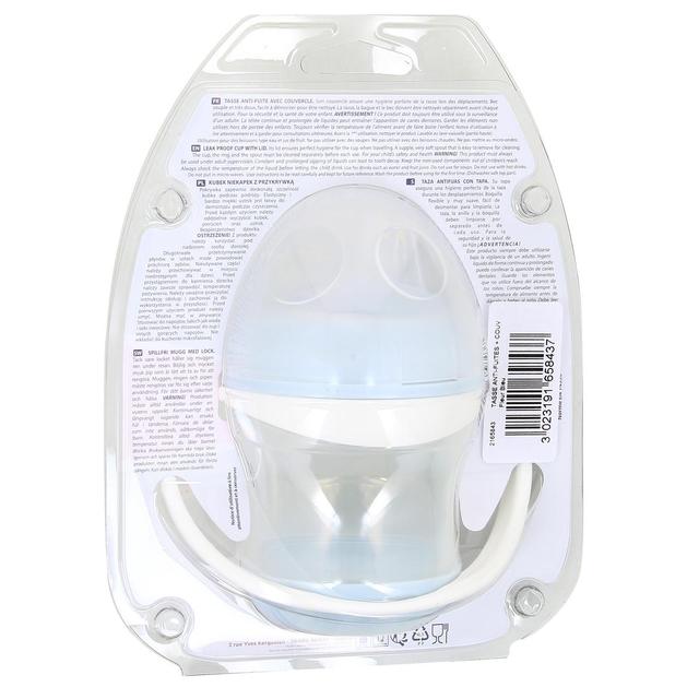 3023191658437 - Thermobaby - Tasse Anti-fuite Bleu