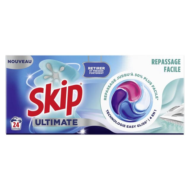 8720181899737 - Skip - Lessive Capsules Repassage Facile Ultimate