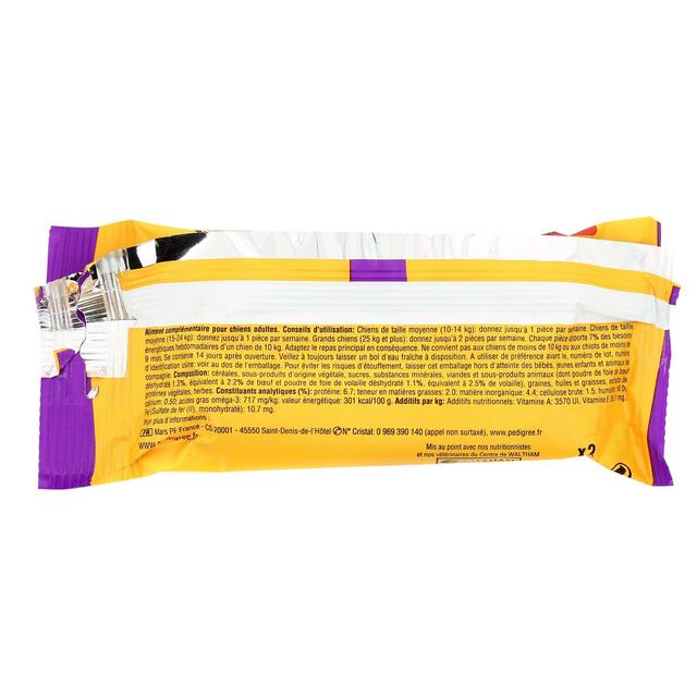 5998749139837 - Pedigree - Son Os à Mâcher Jumbone Boeuf Volaille - Friandise Récompense pour chien moyen et grand x2