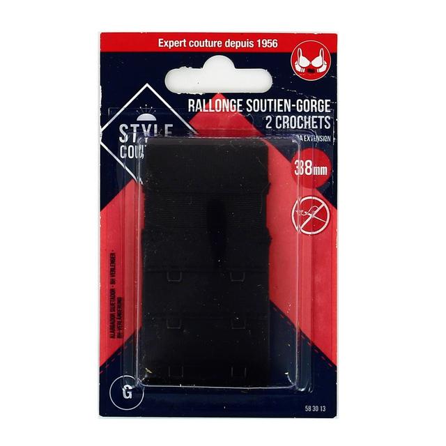 3040695830138 - Style couture - Rallonge pour soutien-gorge noir