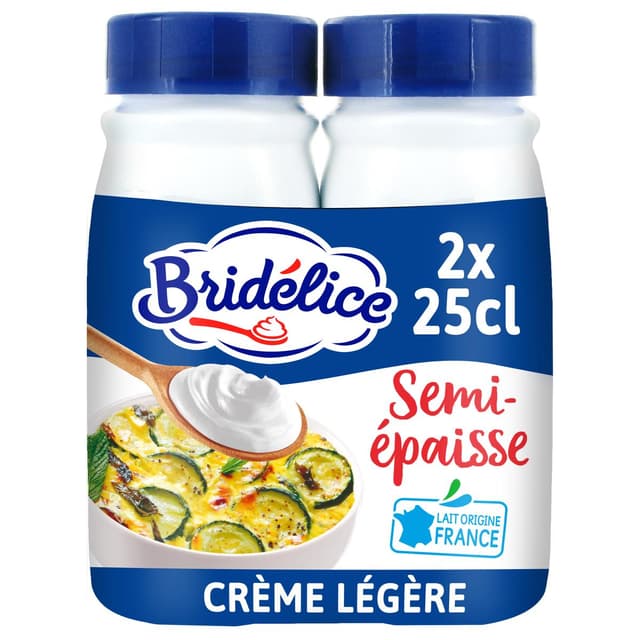 3155251302438 - Bridélice - Crème 18% Mg Légère Semi Epaisse UHT