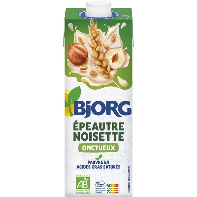 3229820783338 - Bjorg - Épeautre Noisette Onctueux Boisson Végétale Bio