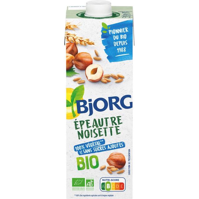 3229820783338 - Bjorg - Epeautre Noisette Sans Sucres Boisson Végétale Bio