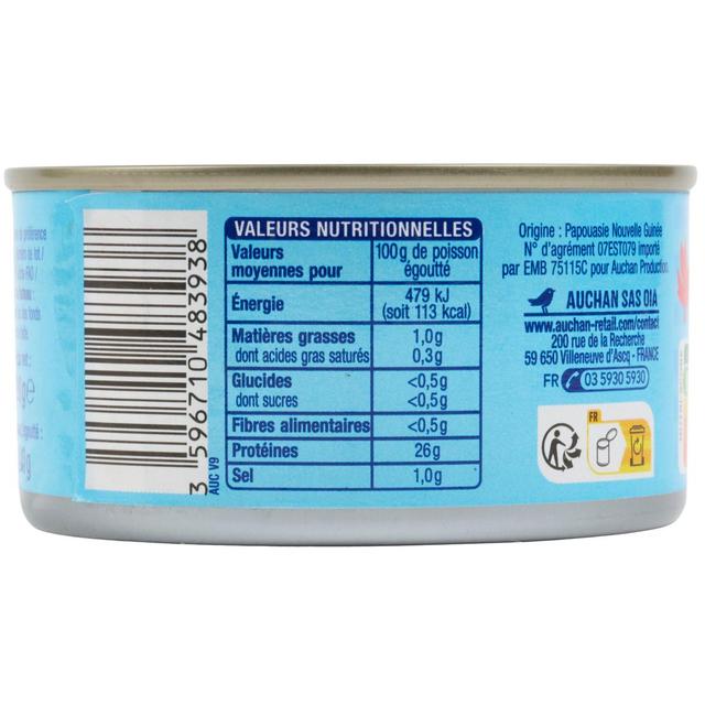 3596710483938 - Auchan - Thon listao entier au naturel