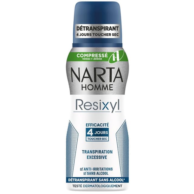 3600551204338 - Narta - Déodorant Compressé pour Homme Resixyl Détranspirant 4 Jours