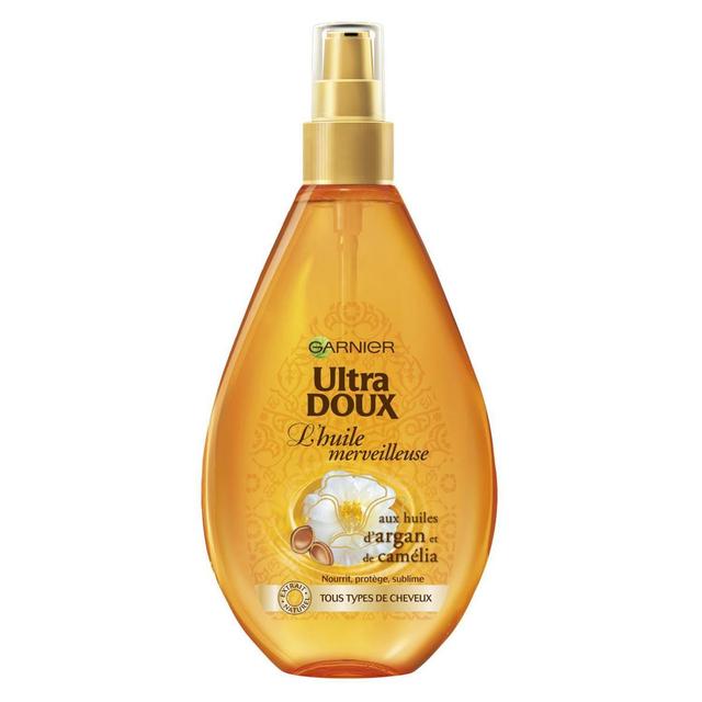 3600541204638 - Garnier - Ultra Doux - Huile merveilleuse à l'huile d'argan et l'huile de camélia