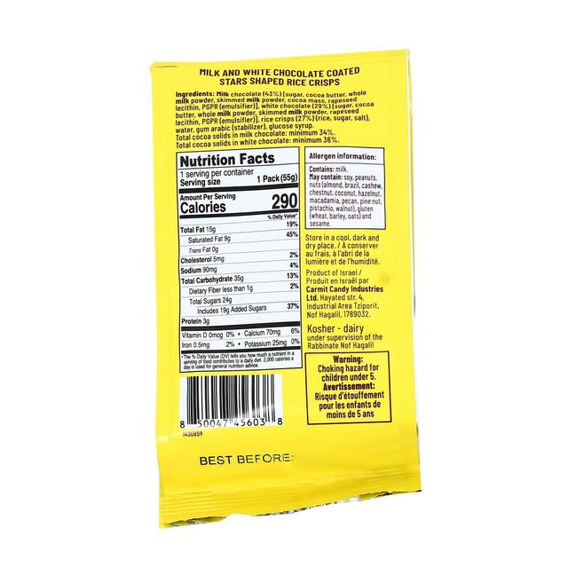 0850047456038 - CARMIT - Mix étoiles chocolat duo