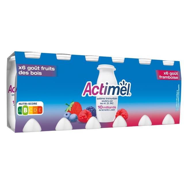 3033491216138 - Actimel - Yaourt à boire framboise fruits des bois