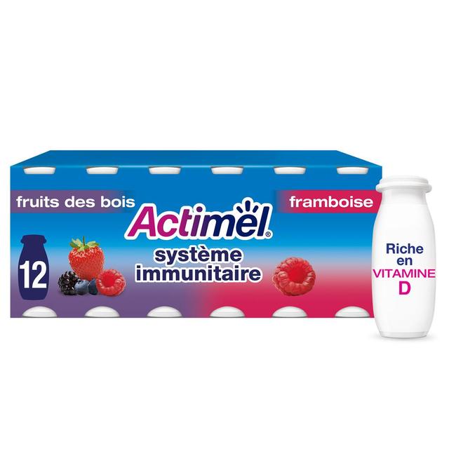 3033491216138 - Actimel - Yaourt à boire framboise fruits des bois