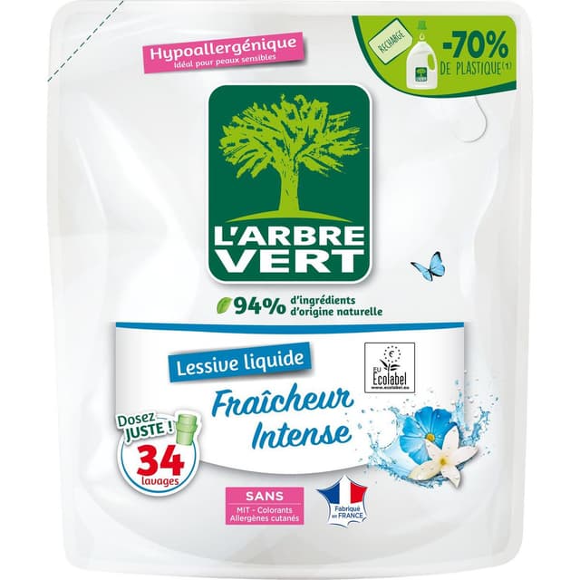 3450601046438 - L'arbre Vert - Lessive liquide hypoallergénique