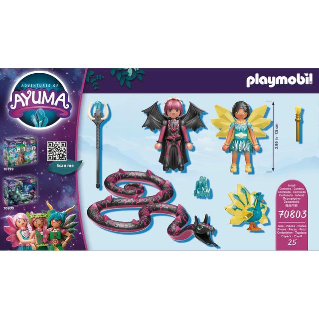 4008789708038 - PLAYMOBIL® Ayuma - Fée de Cristal et de la Nuit avec Animaux