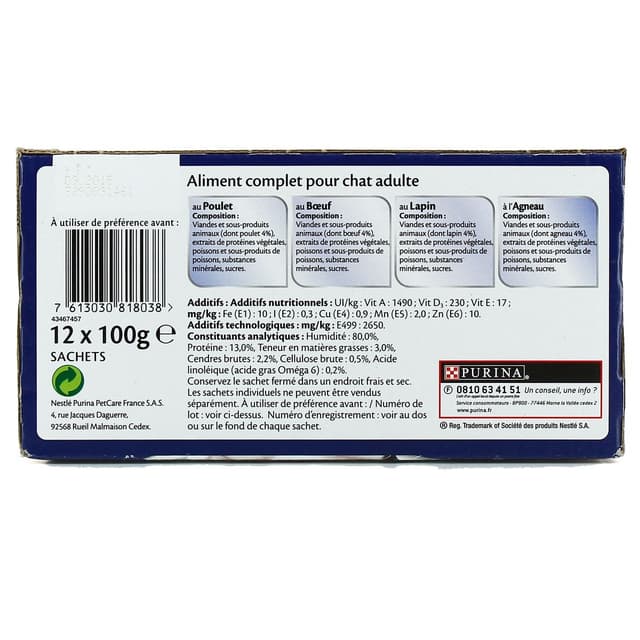 7613030818038 - Purina - Félix - Tendres Effilés en Gelée Viandes