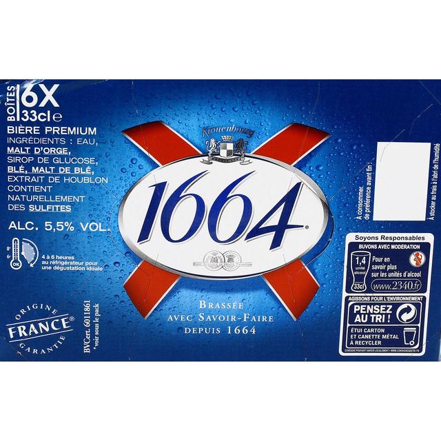 3080216048338 - 1664 - Bière blonde 5.5°