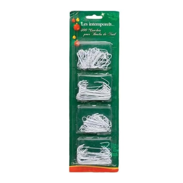 3560238589038 - - Attache Boules de Noël blanc